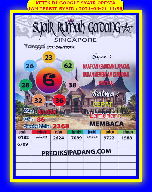 gambar togel syair sgp