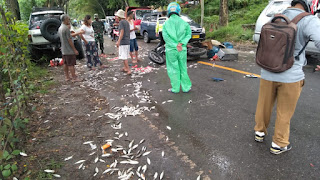 Lakalantas di Jalan Poros Makale-Rantepao Menewaskan Seorang Pengendara Motor