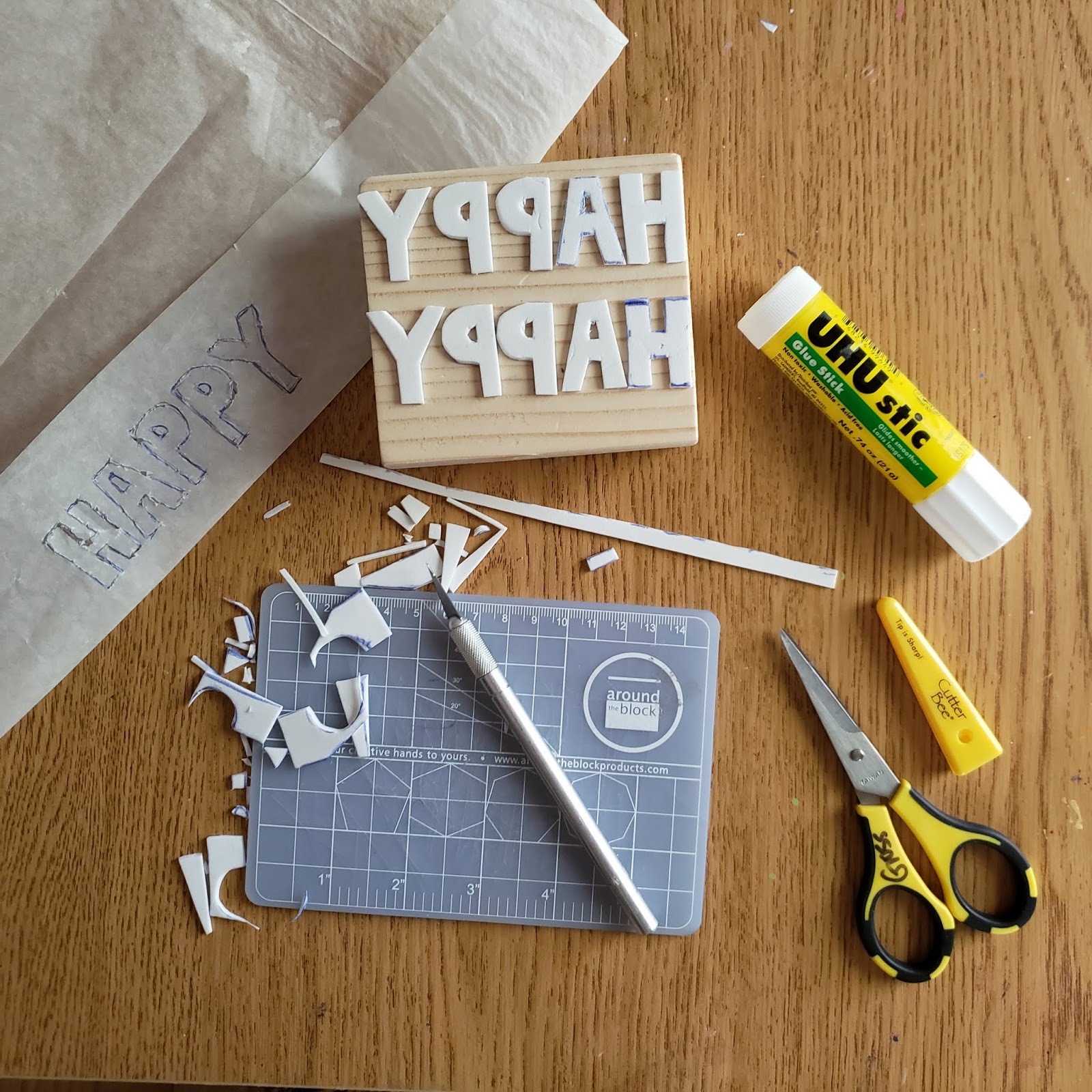 DIY Foam Stamps tamdoll's workspace