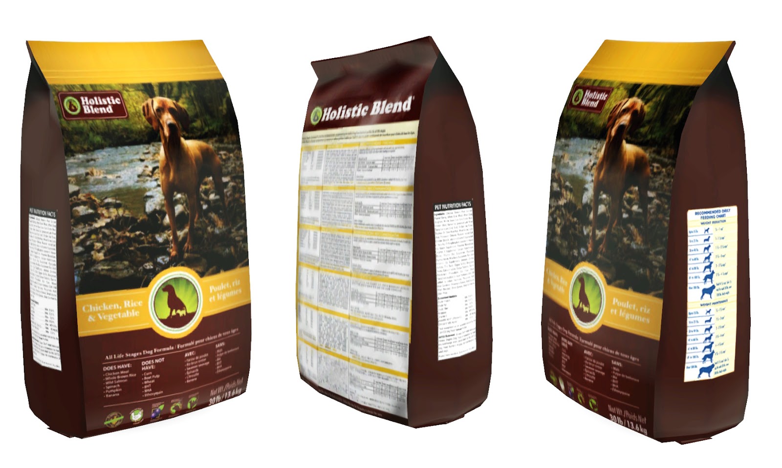 Dog Food Packages & Tins TS3