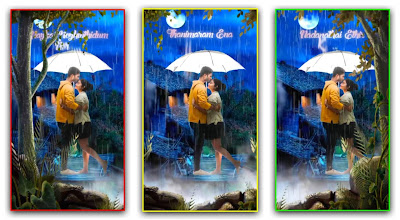 Rain Drop Effect Couple Beautiful WhatsApp Status Video Editing In KineMaster Tamil