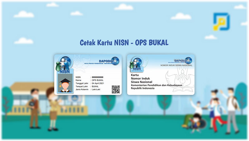 Cetak Kartu Nisn Dilengkapi Dengan Foto Dan Qrcode Ops Bukal