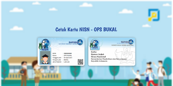 Cetak Kartu NISN dilengkapi dengan Foto dan QRCode