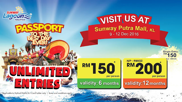 Sunway Lagoon Passport Year End Deal at Sunway Putra Mall