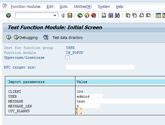 SAP Basis For Beginner: How to send a dialog message to login user