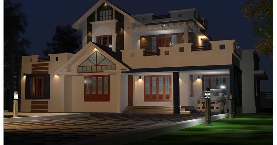 Beautifully Designed 3 Bedroom Villa Design in 1929 Sqft for 35 Lakhs
