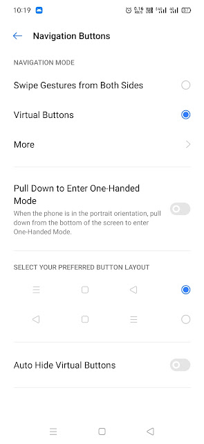 screen pinning in Realme UI