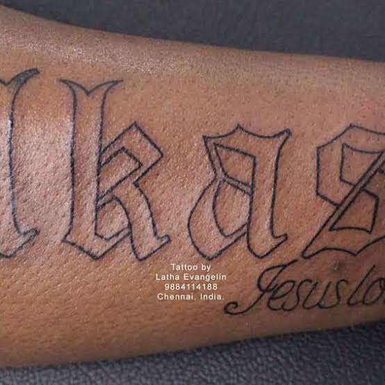 akash name tattoo designs in hand