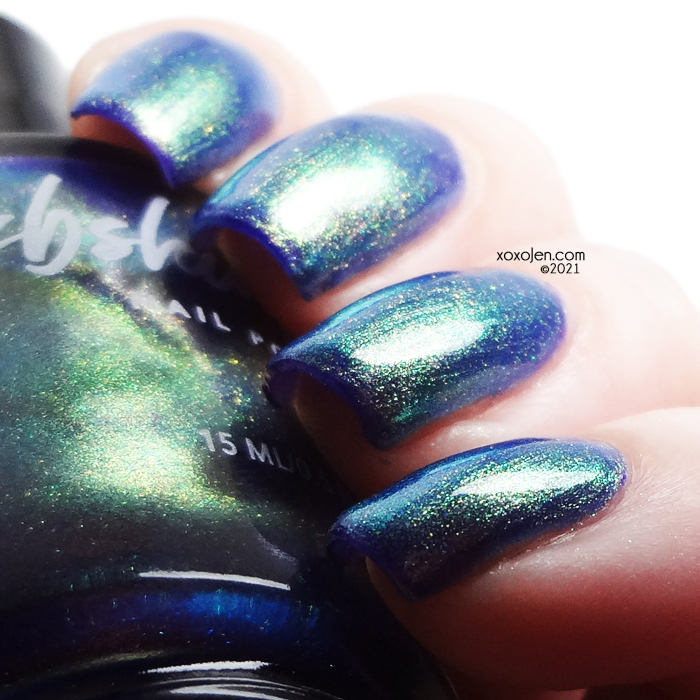 xoxoJen's swatch of KBShimmer Lust at Sea