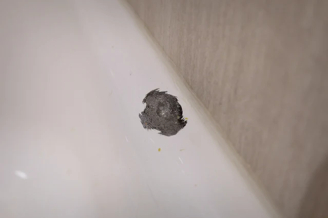 damaged bathroom tub ding