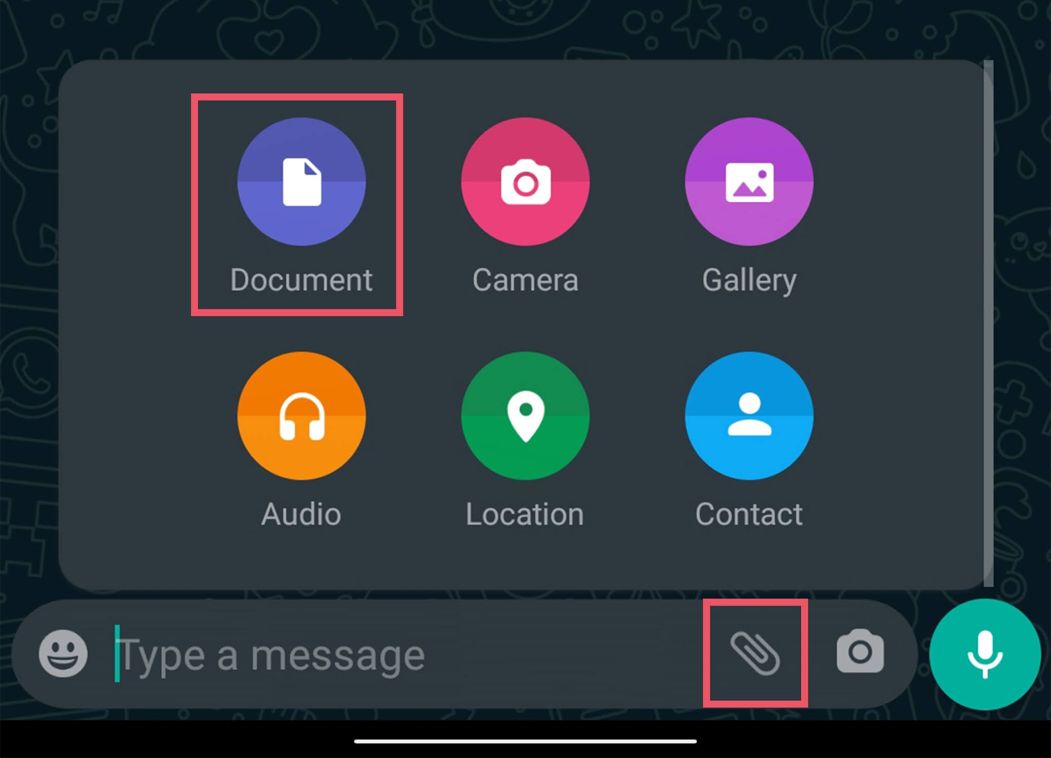 Kirim Sebagai Dokumen - Cara Mengirim Gambar dan Video di WhatsApp Tanpa Mengurangi Kualitas