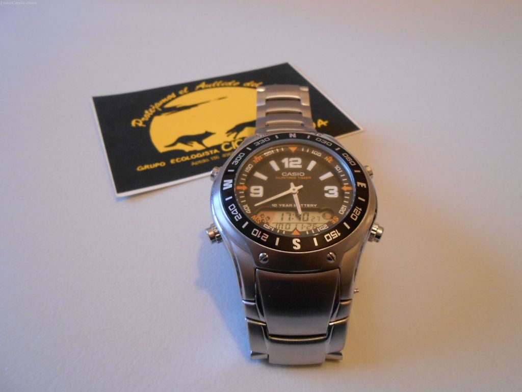 reloj casio fishing gear amw 700