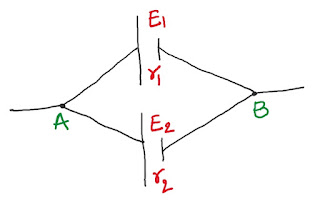 parallel combination of cells.