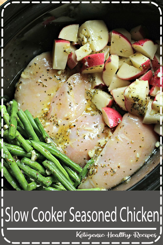 Slow Cooker Seasoned Chicken - FANTASTIC FOOD RECIPES