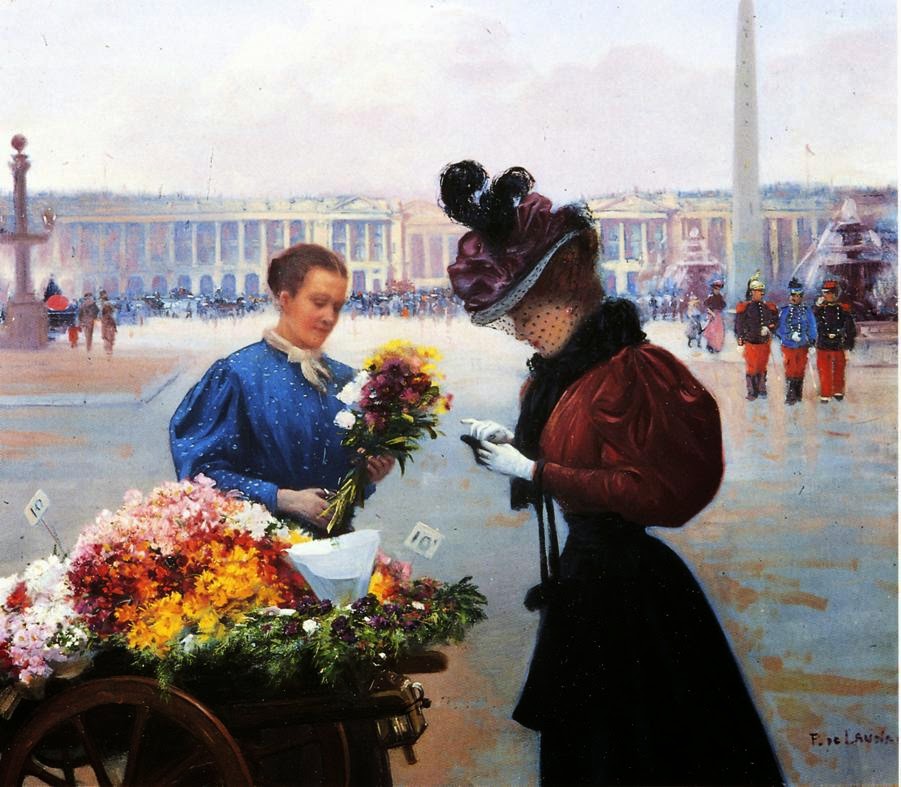 Рассказ цветочница глава 25. Художник Basile lemeunier (1852 – 1922), Франция.