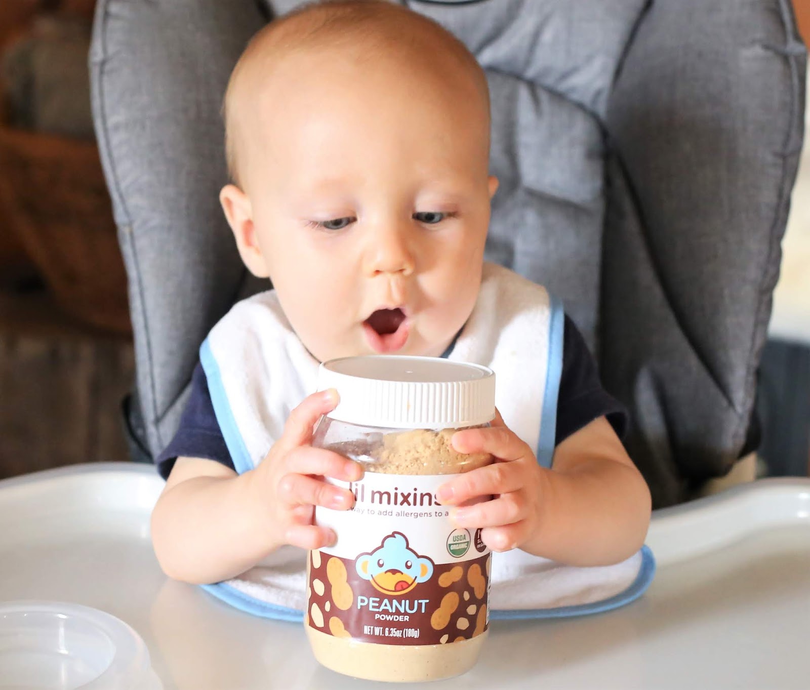 Our Five Ring Circus Homemade Peanut Banana Oatmeal Baby Food + The