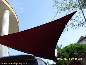 UnME HOME-UPKEEP DIY: Sail Shade for your Garden