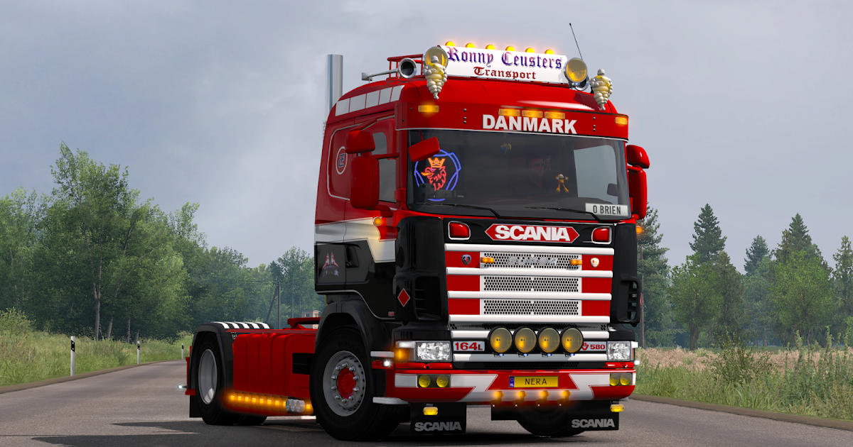 Accessories Pack by V Mourtos for RJL's Scanias Euro Truck Simulator 2 Mod World