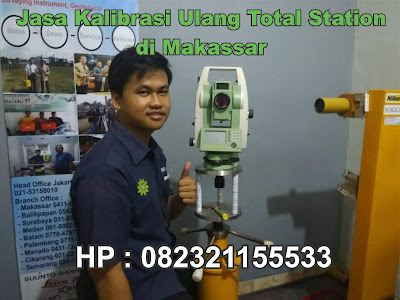 Kalibrasi Alat Survey | Total Station LEICA | Makassar