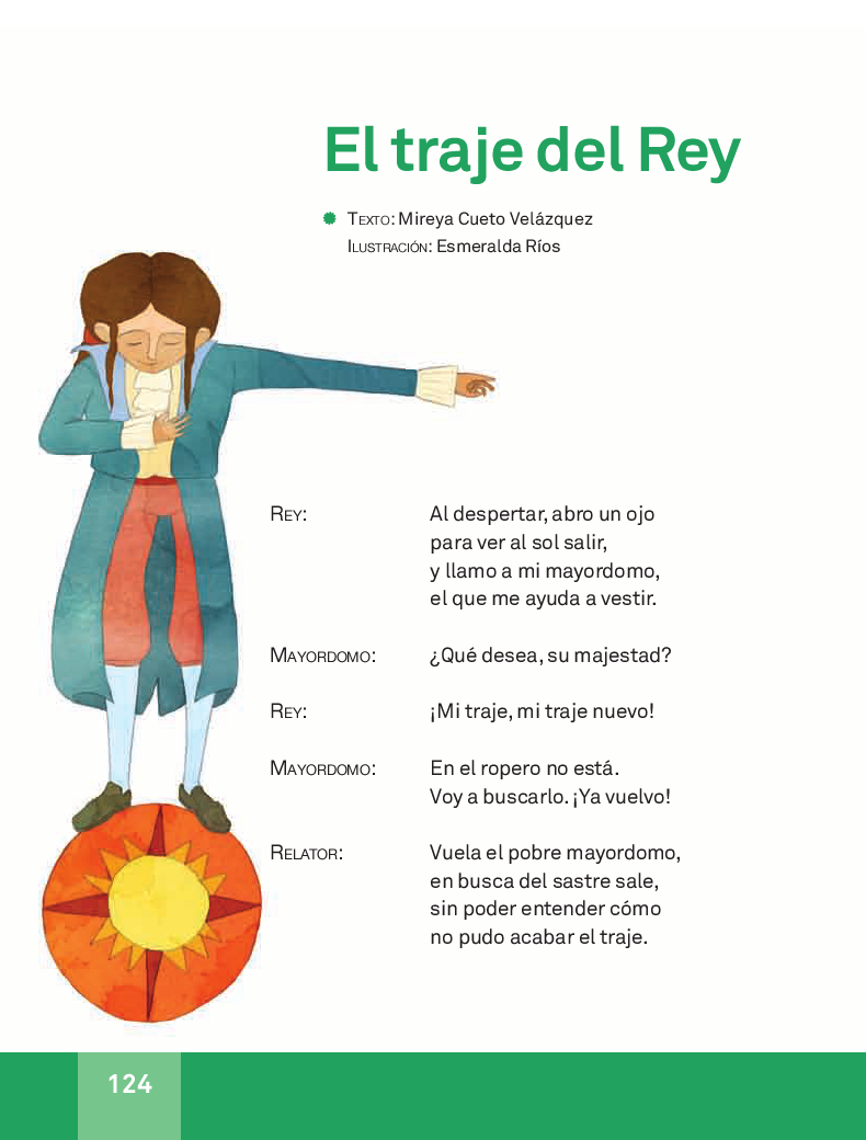  El traje del Rey - Español Lecturas 3ro 2014-2015
