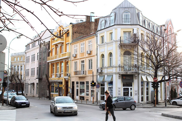 Beautiful buildings in Varna, Bulgaria - Preslav str. #FilkinaScarves #photography #travel #Bulgaria #Varna #oldtown