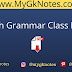 English Grammar Class Notes PDF Download