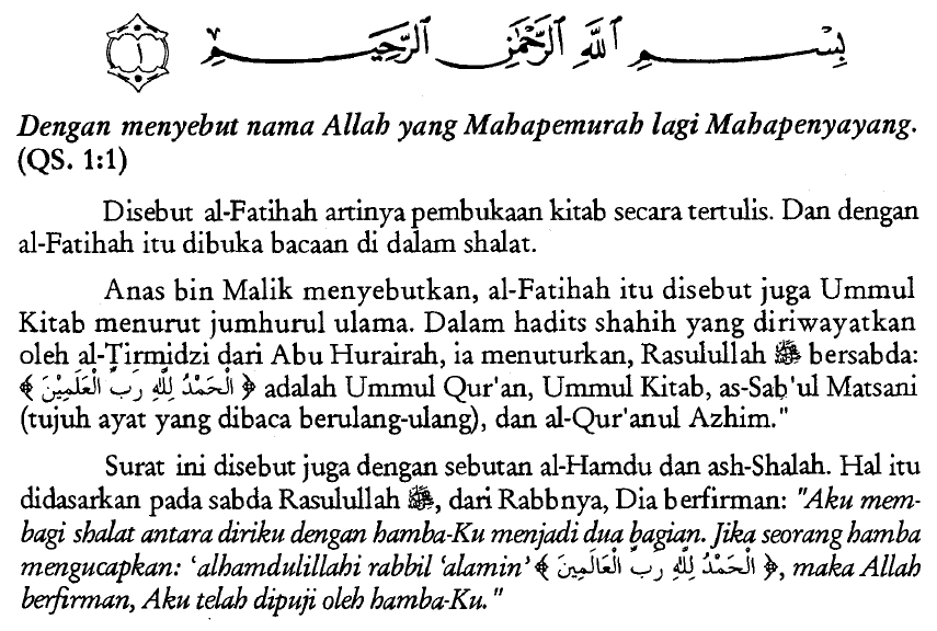 Tafsir Surat Al Fatihah Ayat 1 Tafsir Ibnu Katsir Islam Tahkik