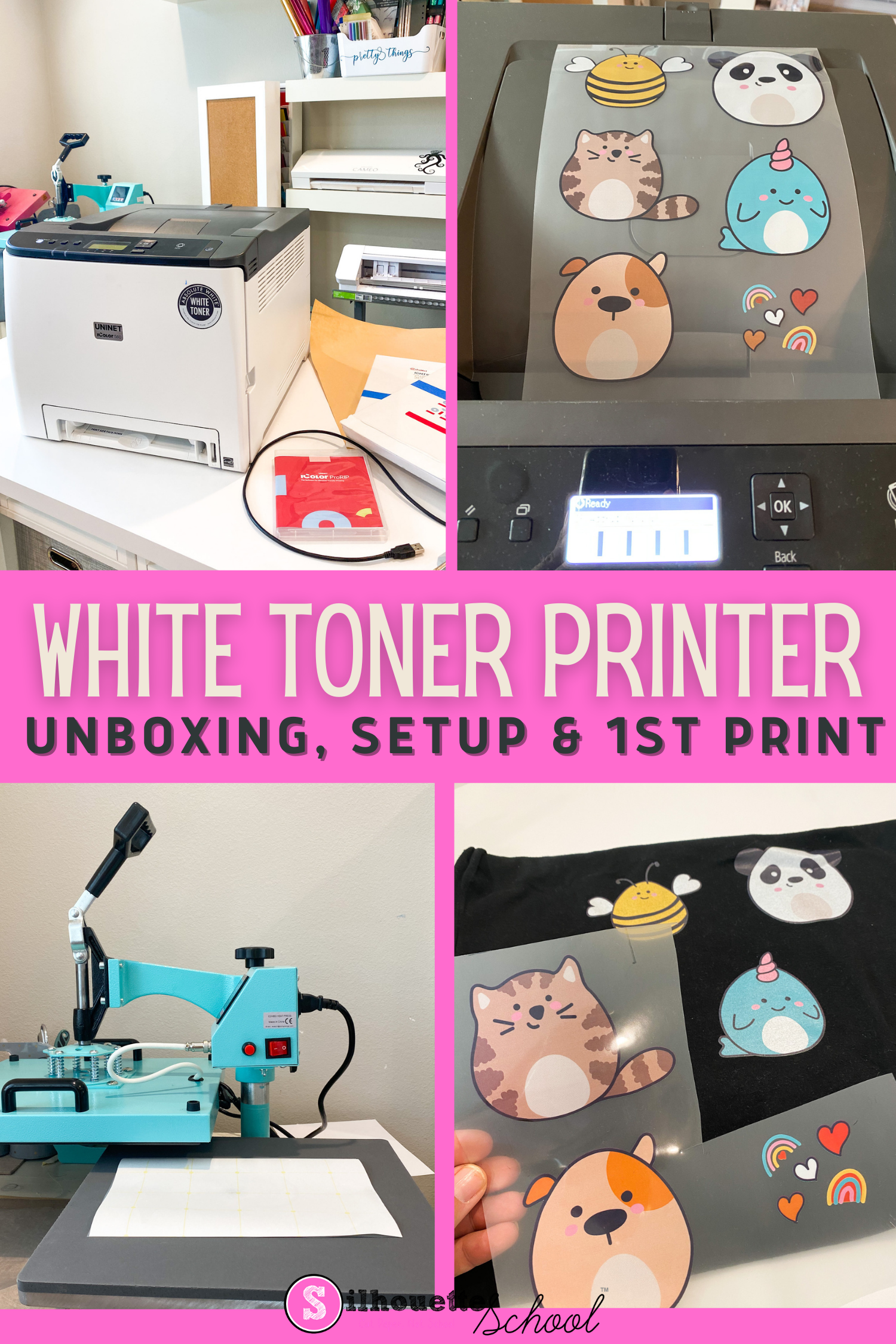 Sublimation vs White Toner Transfers for T Shirts: Pros and Cons of Each -  Silhouette School