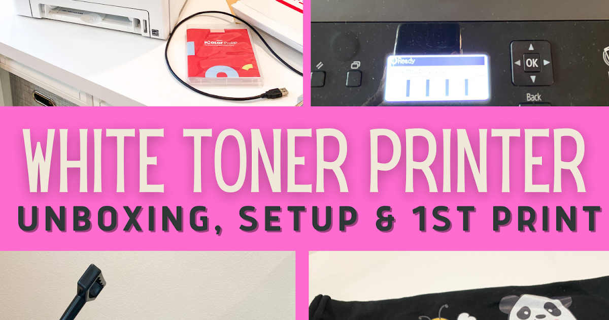 White Toner Printer iColor 560 Unboxing, Beginner Set Up & First Print Tutorial (Video