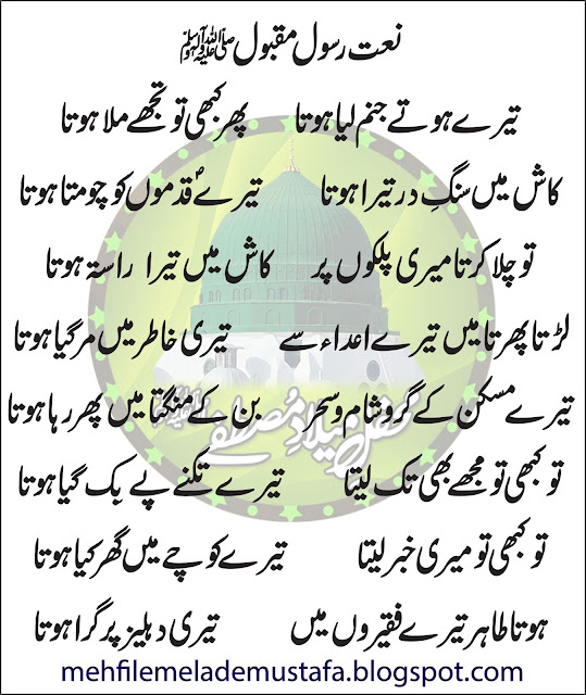 Tere Hote Janam Liya Hota Lyrics In Urdu