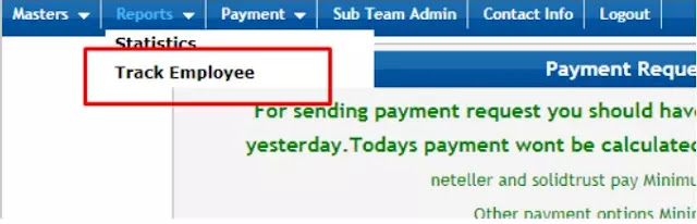 track earnings in the admin panel on captchatypers