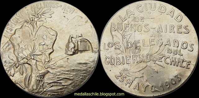 Medalla A los Delegados Chilenos
