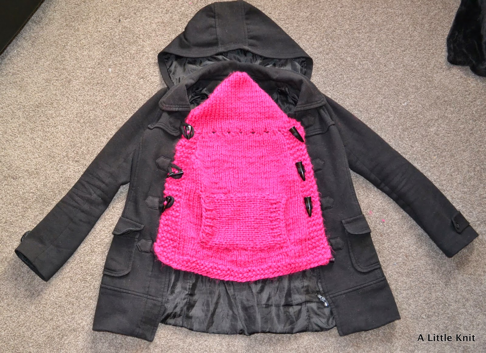 Coat Extender for Baby Carrier A Little Knit