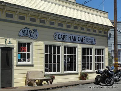 exterior of Cape Fear Cafe in Duncans Mills, California