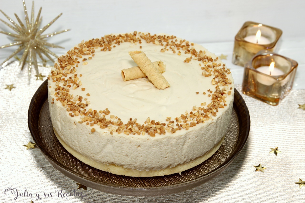 Cómo se hace la tarta de turrón