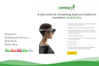 Landing One Responsive Blogger Template