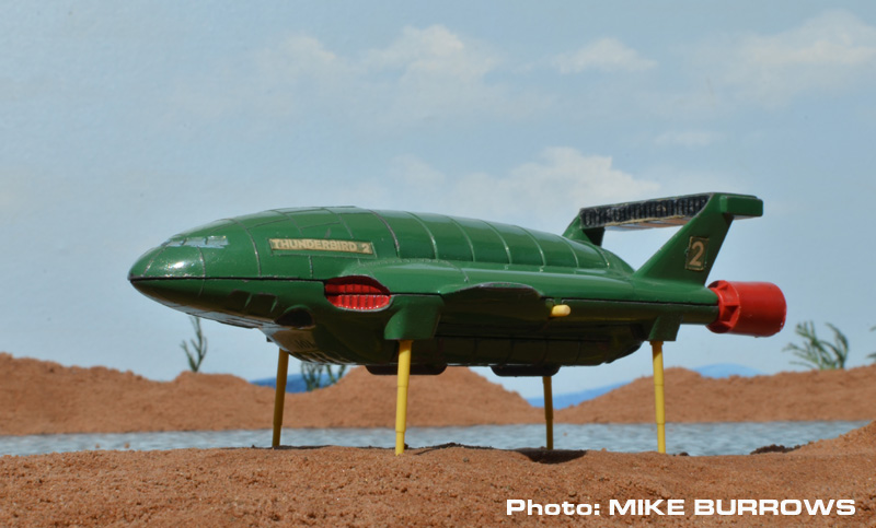 Replacement Repro Yellow Thin Leg Set Gerry Anderson Dinky Thunderbird 2 101
