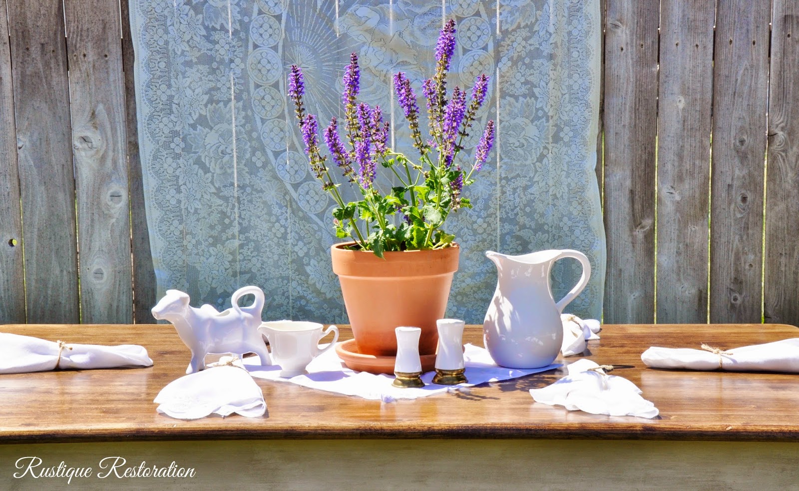 Rustique Restoration Portobello Farmhouse Table Set with Dark Walnut Tops!