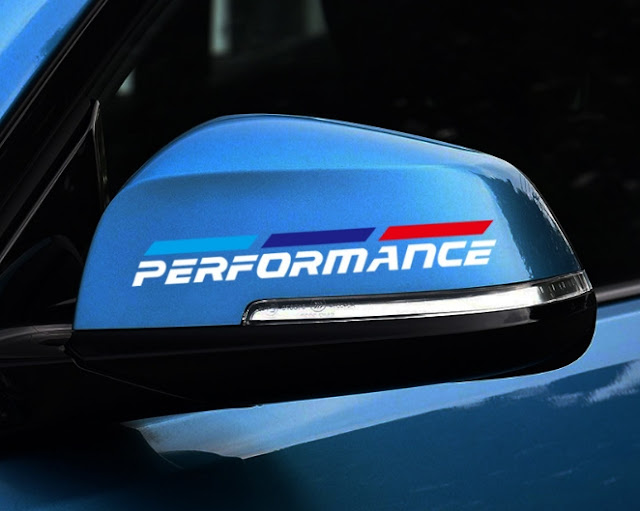 Tem Dán Xe Ô Tô BMW Thể Thao Performance