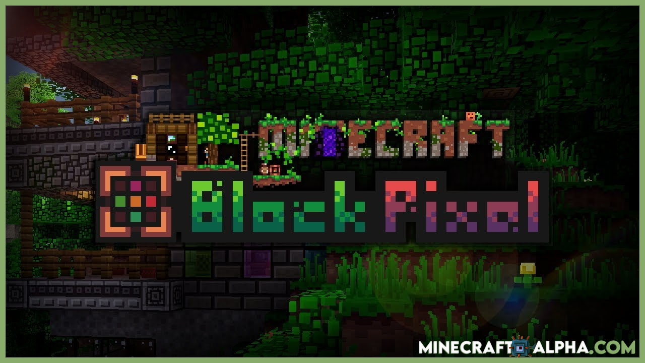 New Block Pixel Resource Pack 1.17.1
