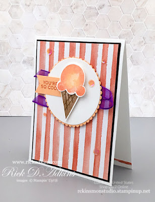 You're So Cool Card featuring the Sweet Ice Cream Bundle from Stampin' Up! Click here to learn more