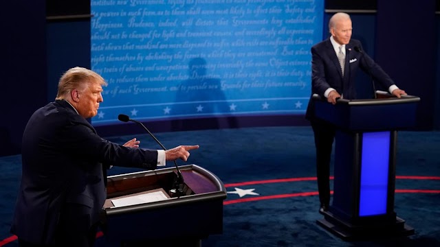 ترامب وبايدن يتبادلان الشتائم والإهانات الشخصية في أول مناظرة بينهما