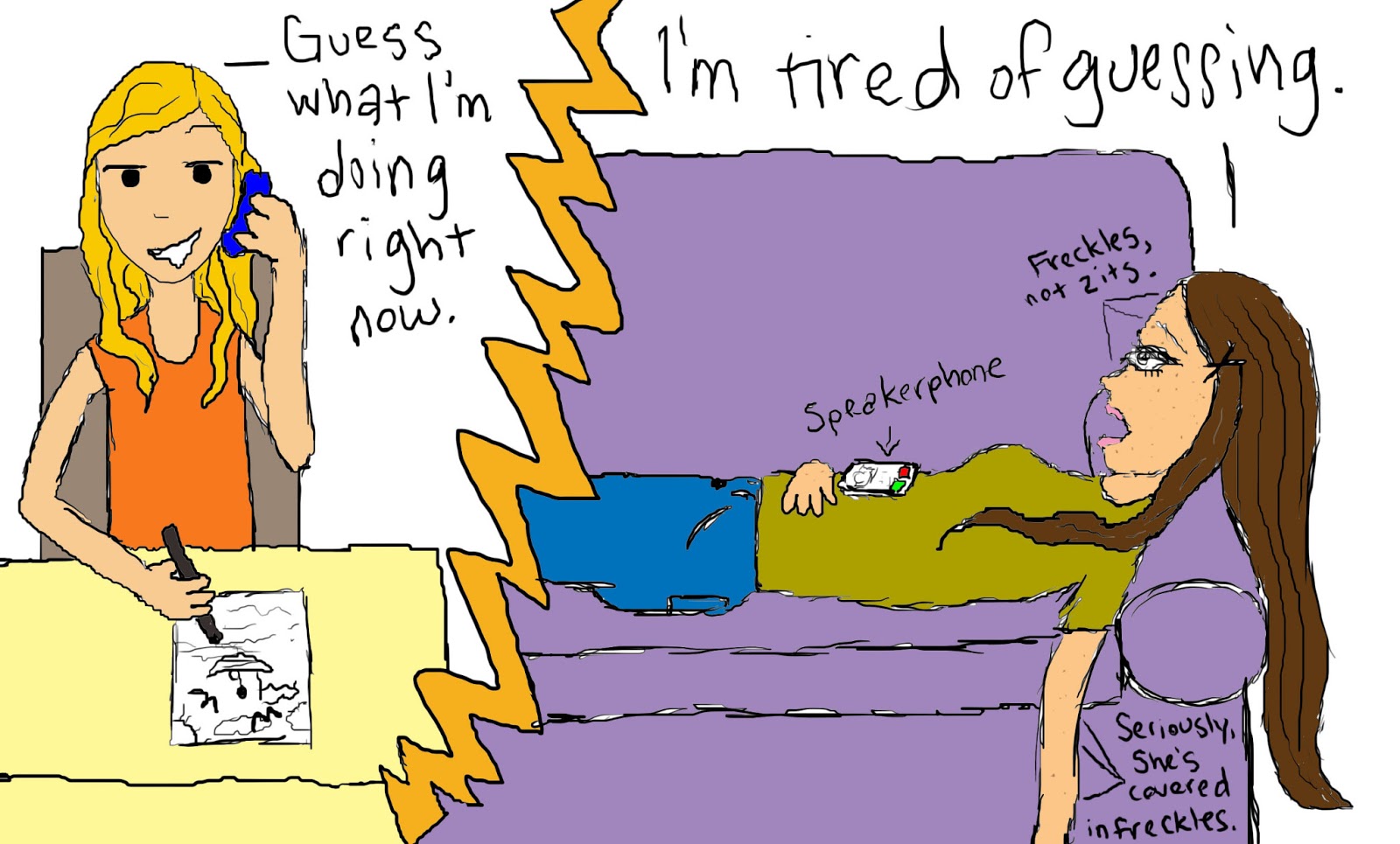 Thoughts I Think and then Write Down: Comic Strip 1