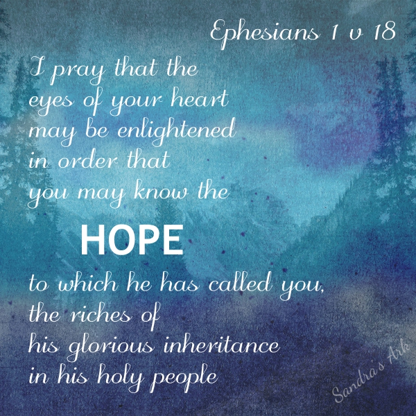 Sandra's Ark 10 Bible Verses of Encouragement around Hope