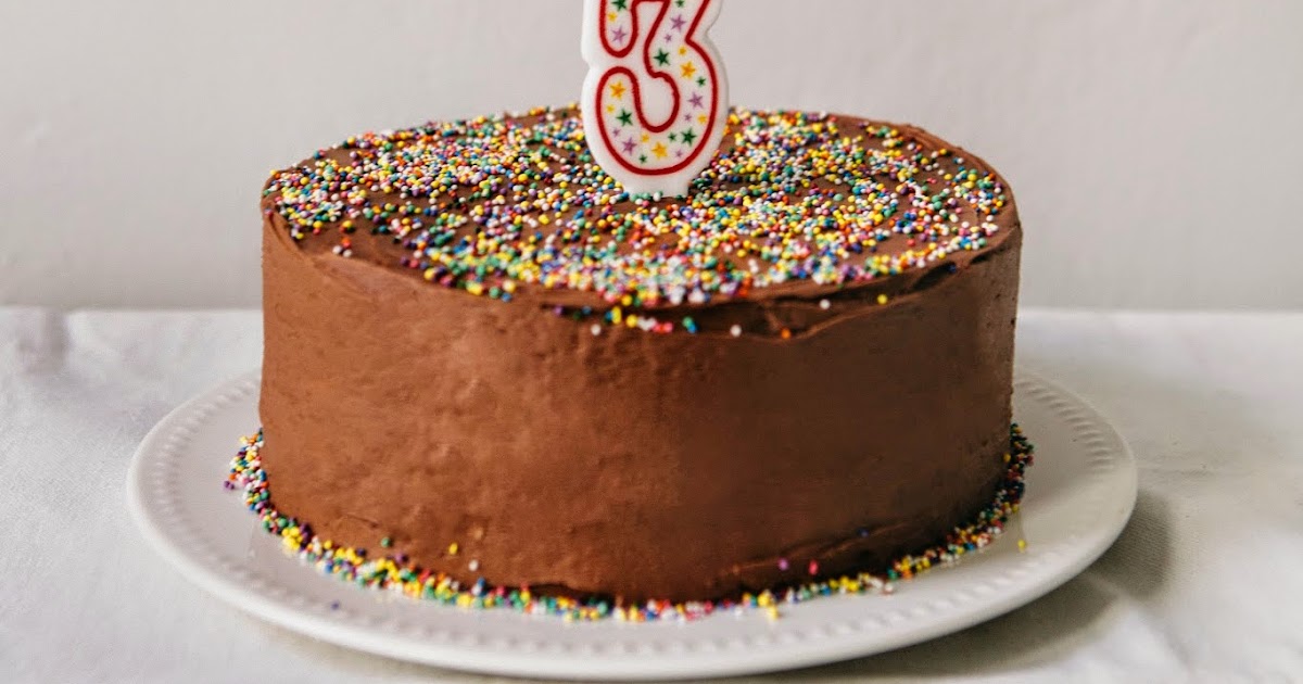 Homemade Funfetti Cake with THE Chocolate Frosting hummingbird high