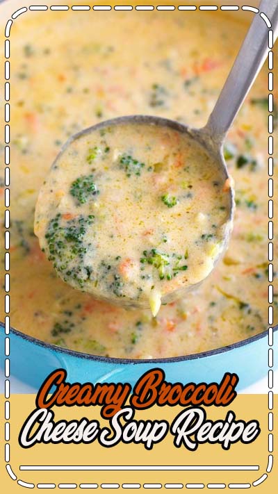 A creamy, cozy broccoli cheese soup that's loaded with cheddar cheese, broccoli and carrots. This broccoli cheese soup is better than Panera Breads version!
