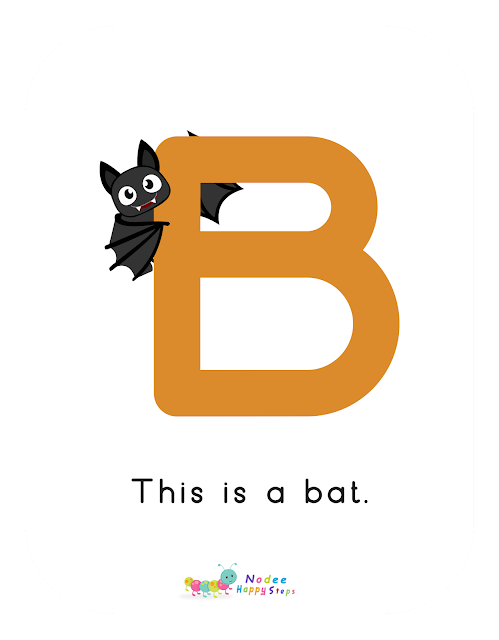 Letter B story for Kids - The Bat