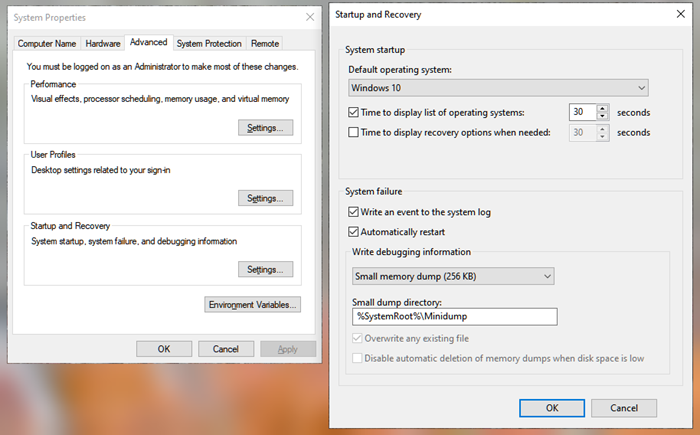 Elija una pantalla del sistema operativo que falta en una computadora con Windows 10 de arranque dual
