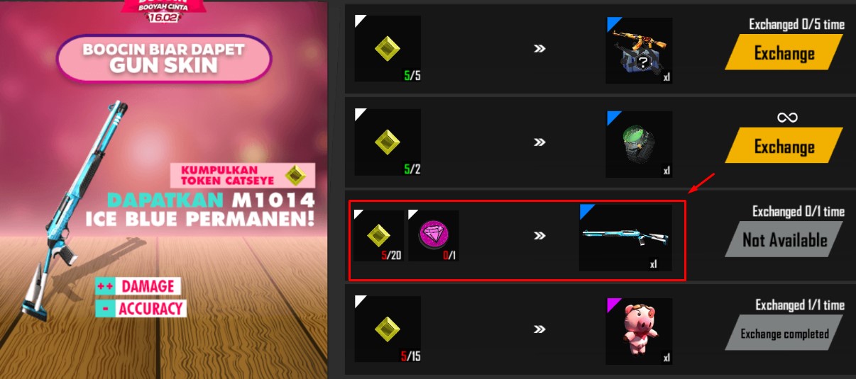 Cara Mendapatkan Token Pink Diamond Free Fire Peak Day