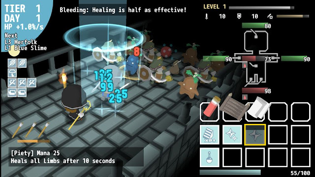 A Healer Only Lives Twice PC indie game review